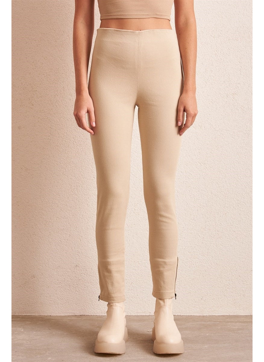Never More Zippered Leggings Trousers  - Image 4