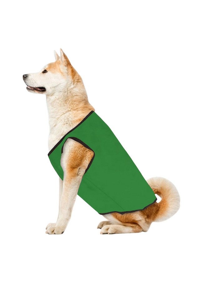 Western Era Summer Dog/Puppy Adorable Sleeveless Cotton T-Shirt - Fashionable & Breathable Apparel For Your Pet (Light Green) (Xlarge-26Inch) - Image 1
