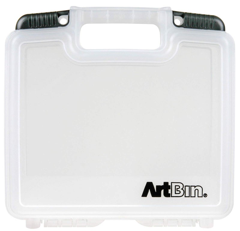 ArtBin 6972AB 10 inch Quick View Deep Base Carrying Case, Portable Art & Craft Organizer with Handle, [1] Plastic Storage Case, Translucent - Image 2