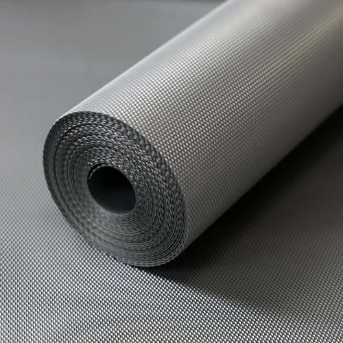 CLAPONE Kitchen Mats for Shelves/Fridge Liners/PVC Mats for Kitchen/Shelf Liners/Multipurpose Anti-Slip Mat/Sheet for Fridge/Kitchens/Cupboard/Drawers/EVA Mat (PaleGrey, 45cm X 2.5 Mitre) - Image 1