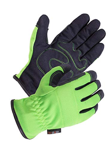 SKYDEER 3-Pairs Pack Durable Leather Work Gloves for Gardening and General Work (SD8809/M) - Image 2