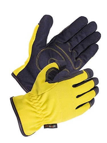 SKYDEER 3-Pairs Pack Durable Leather Work Gloves for Gardening and General Work (SD8809/M) - Image 4