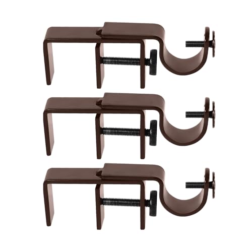 INSFITY Outside Mounted Blinds Curtain Rod Bracket Attachment No Drill No Tool Required Fit for 1.3-2 inches Rectangle Headrail (Patent Depending) - Image 1