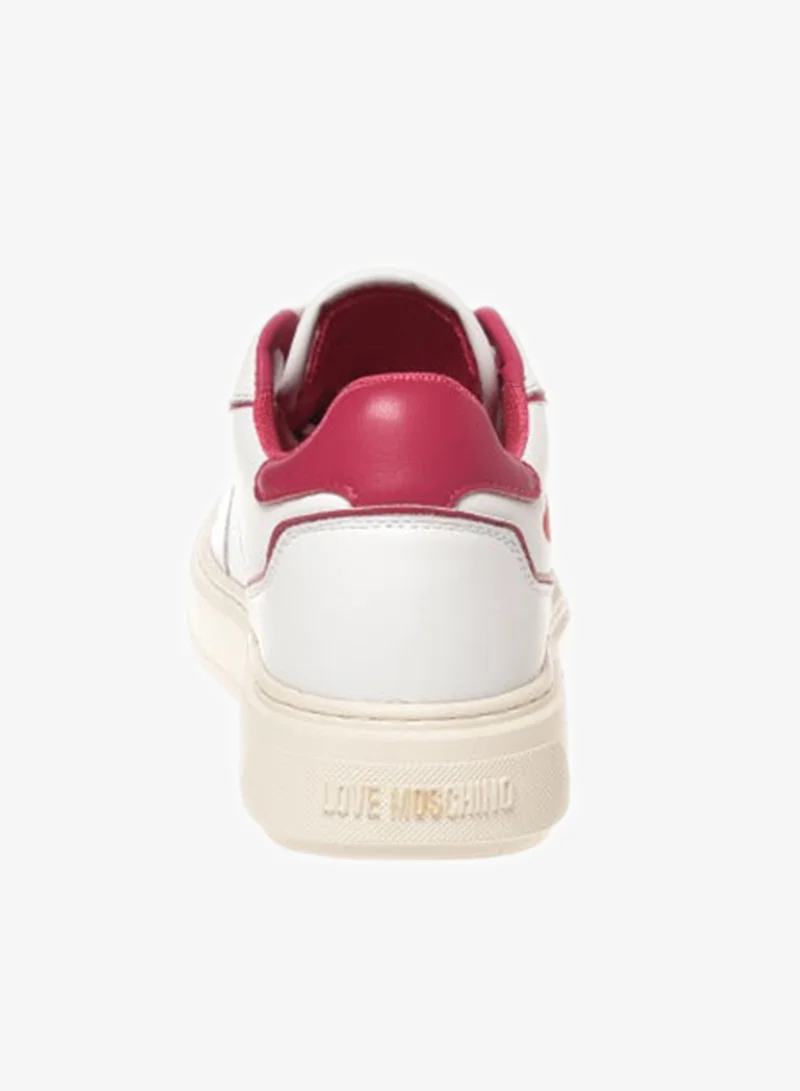 Love Moschino Lace Up Low Top Sneakers