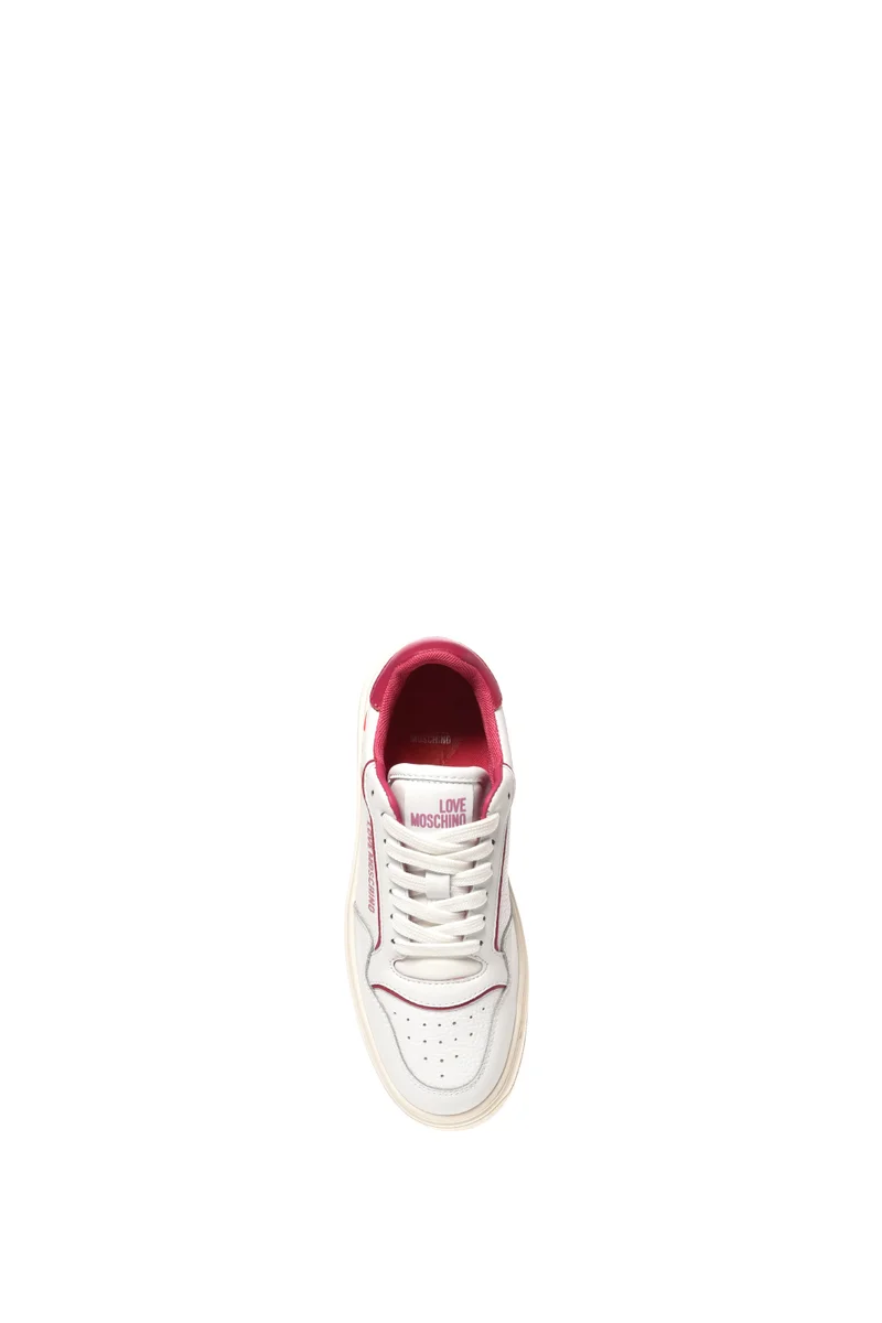 Love Moschino Lace Up Low Top Sneakers