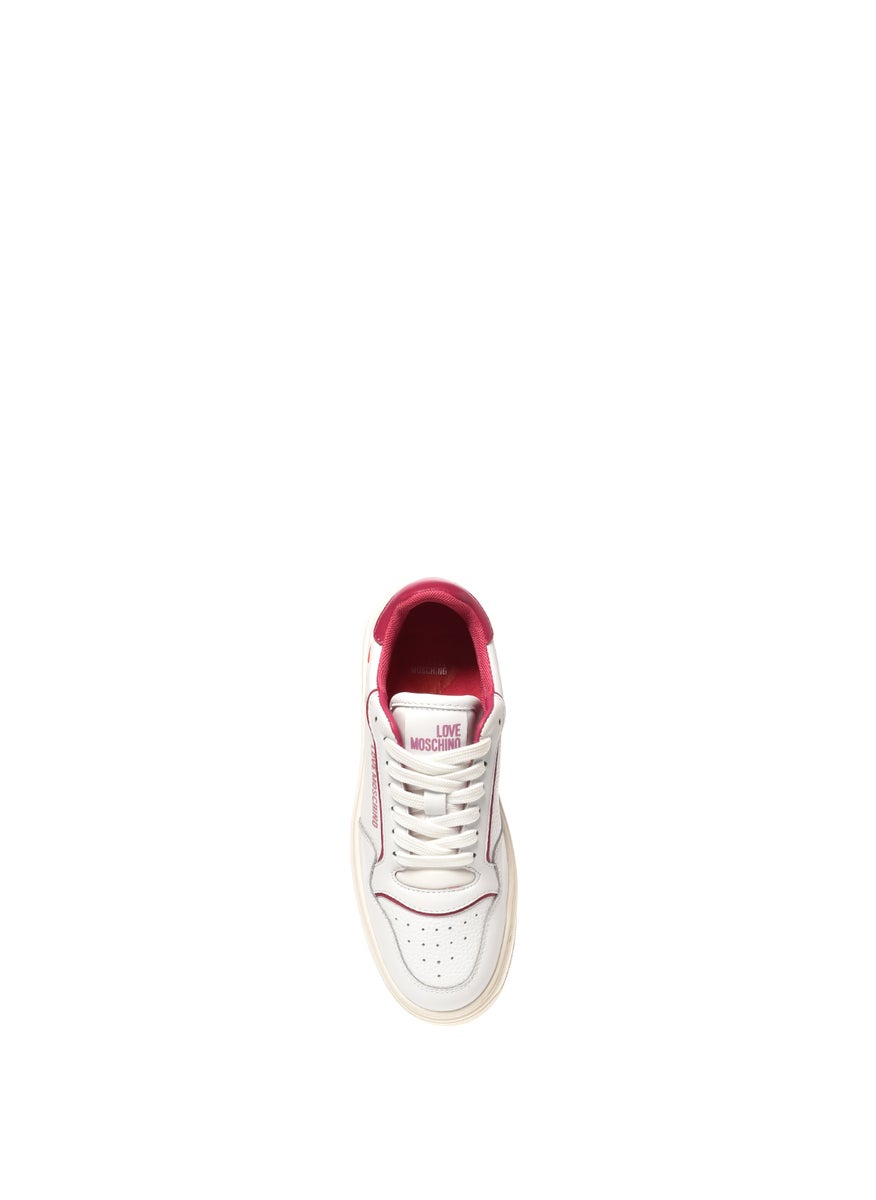Love Moschino - Lace Up Low Top Sneakers - Image 1