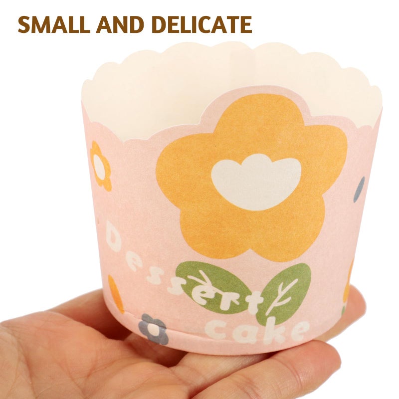 Large Heat Resistant Baking Cupcake Liners 50pcs Muffin Holders Oven Safe Paper Cups - Image 5