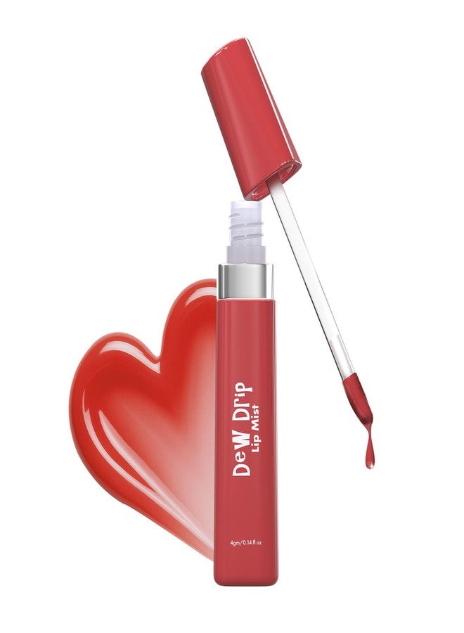 جلام 21 بخاخ الشفاه Glam21 Dew Drip | لمعان فائق ولون يدوم طويلاً | تركيبة خفيفة الوزن وغير لزجة | غني بحمض الهيالورونيك وزيت اللوز الحلو وخلاصة الخوخ | صبغة شفاه مغذية وعالية التصبغ | 4 غرام (كورال تشارم) - Image 1