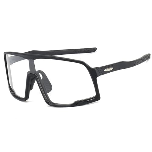 AUGEN By Visions India Sports Mirrored Wraparound Sunglasses for Cycling Cricket Riding Trekking Full Coverage UV 400 Protection Abstract Unisex Sunglasses Large Size (C10, 155) - Image 1