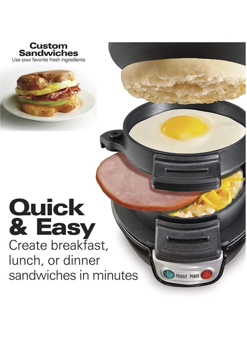 General Raf Burger Maker Machine Electric 600w Raf Breakfast Sandwich Maker with Egg Cooker Ring Multicook Raf Waffle Maker  - Image 4