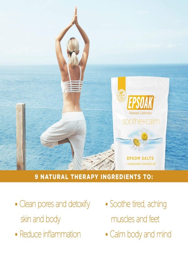 Epsoak Epsom Salt 2 lb. Magnesium Sulfate USP. (Qty. 1 x 2lb. Bag), Soothe + Calm, Resealable Epsom Salt Bag, Made in The USA, Cruelty-Free Certified - Image 5