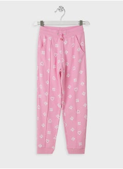 HUGO Kids Logo Aop Sweatpants  - Image 1