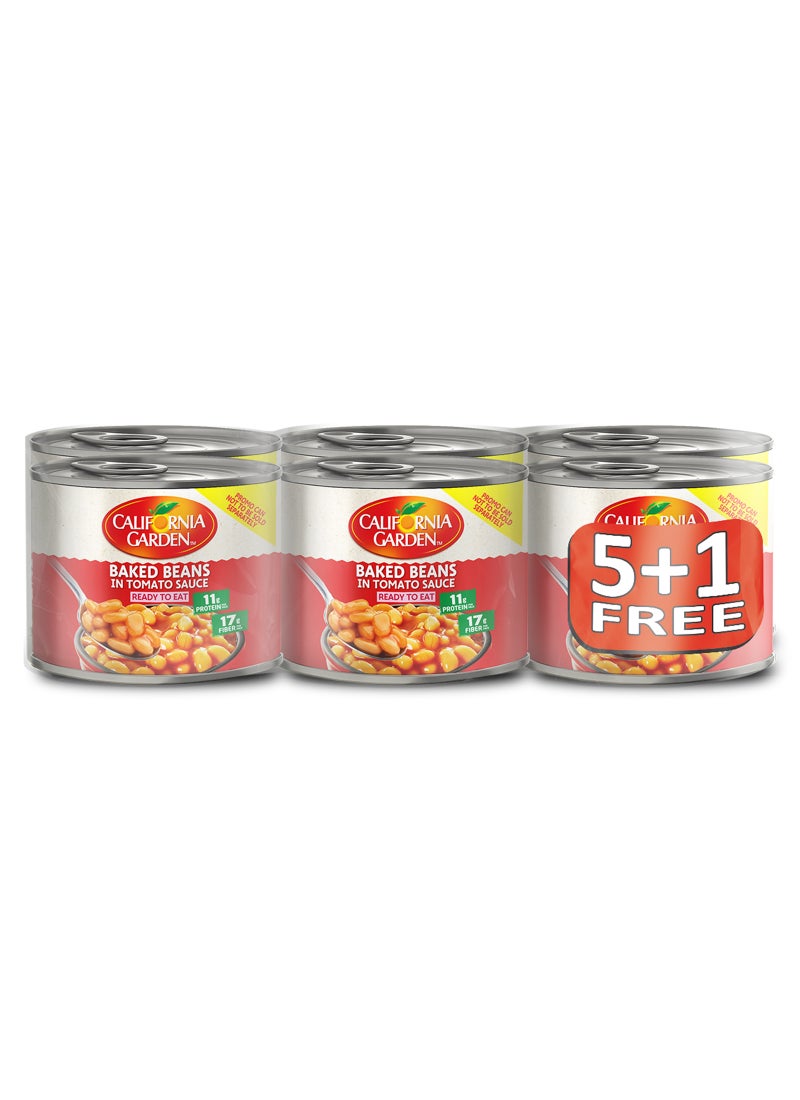 California Garden Baked Beans In Tomato Sauce 6 x 220g - Image 2