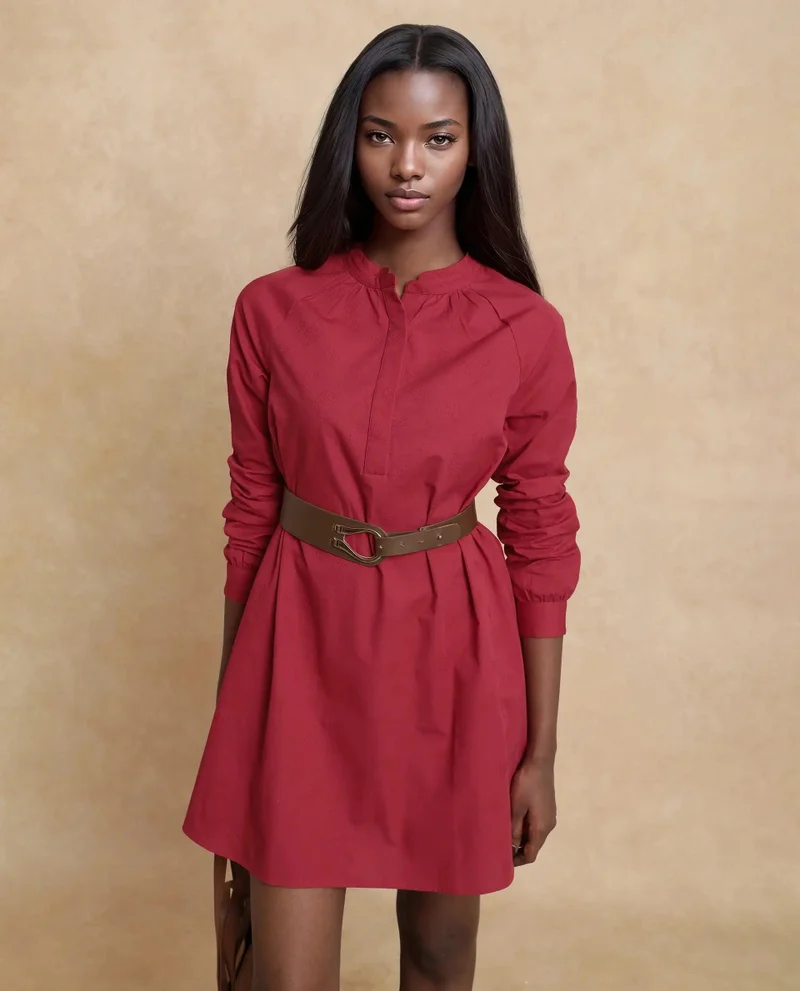 ريريزم Women's Jacquard Mini Tent Dress