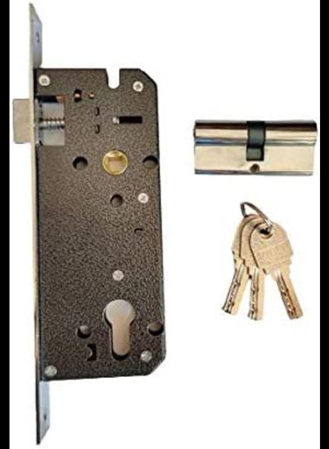 Door Handle full set with cylinder and lock - Image 2