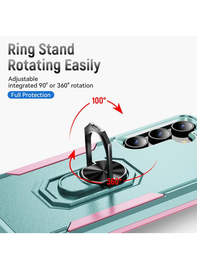 اس-توب جراب لهاتف Samsung Galaxy S24+ 5G من Pioneer Armor مصنوع من مادة البولي يوريثين الحراري المتينة مع حامل - Image 4