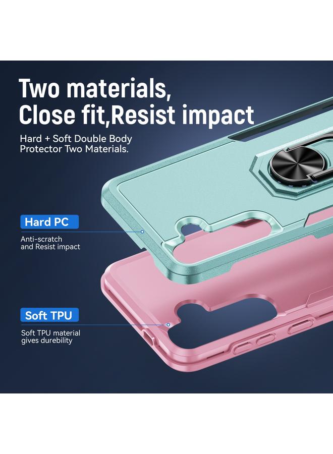 اس-توب جراب لهاتف Samsung Galaxy S24+ 5G من Pioneer Armor مصنوع من مادة البولي يوريثين الحراري المتينة مع حامل - Image 3