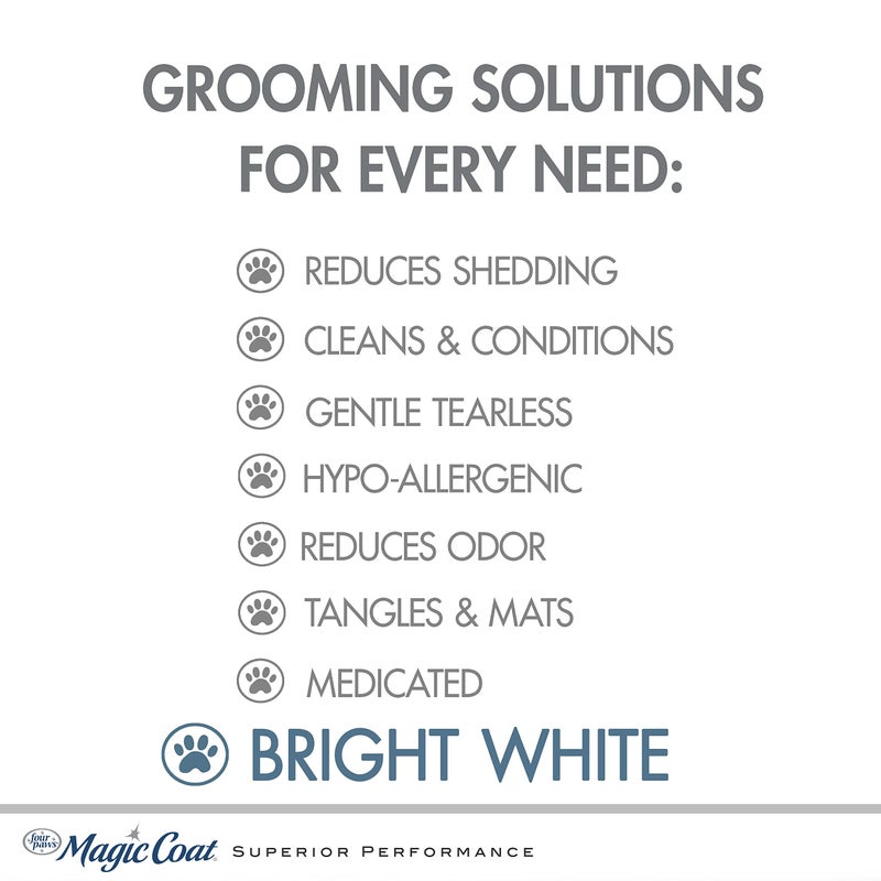 Four Paws Magic Coat Bright White Dog Shampoo 16 Ounces (1 Count) - Image 3