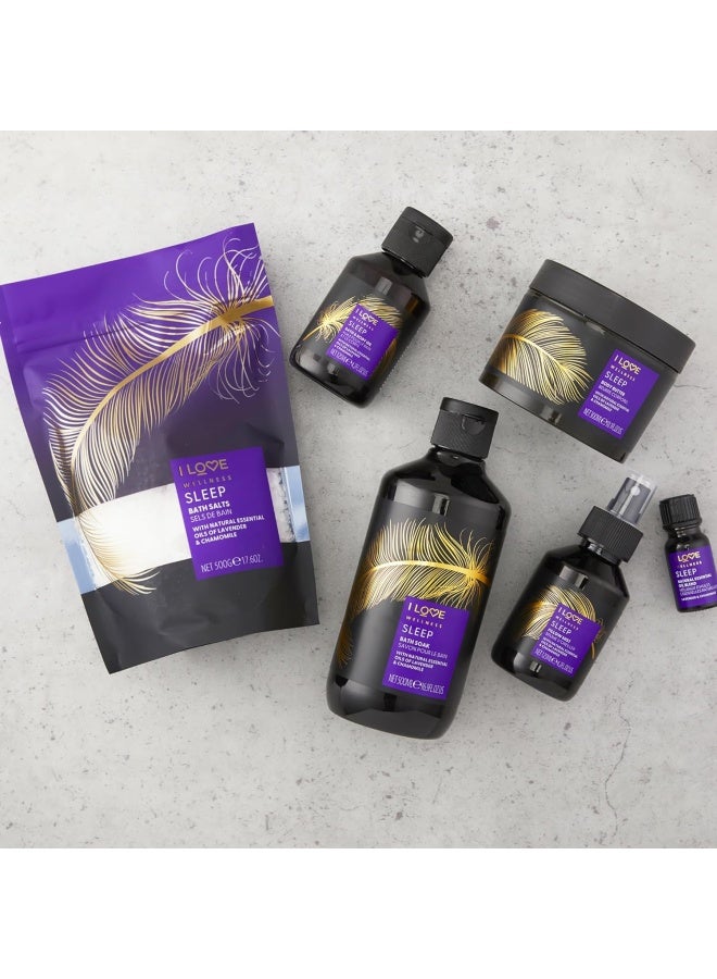 I Love Wellness Bath Soak Sleep | 500ml | Lavender & Chamomile Infused Soak | Vegan, Relaxing Aromatherapy for Better Sleep - Image 4