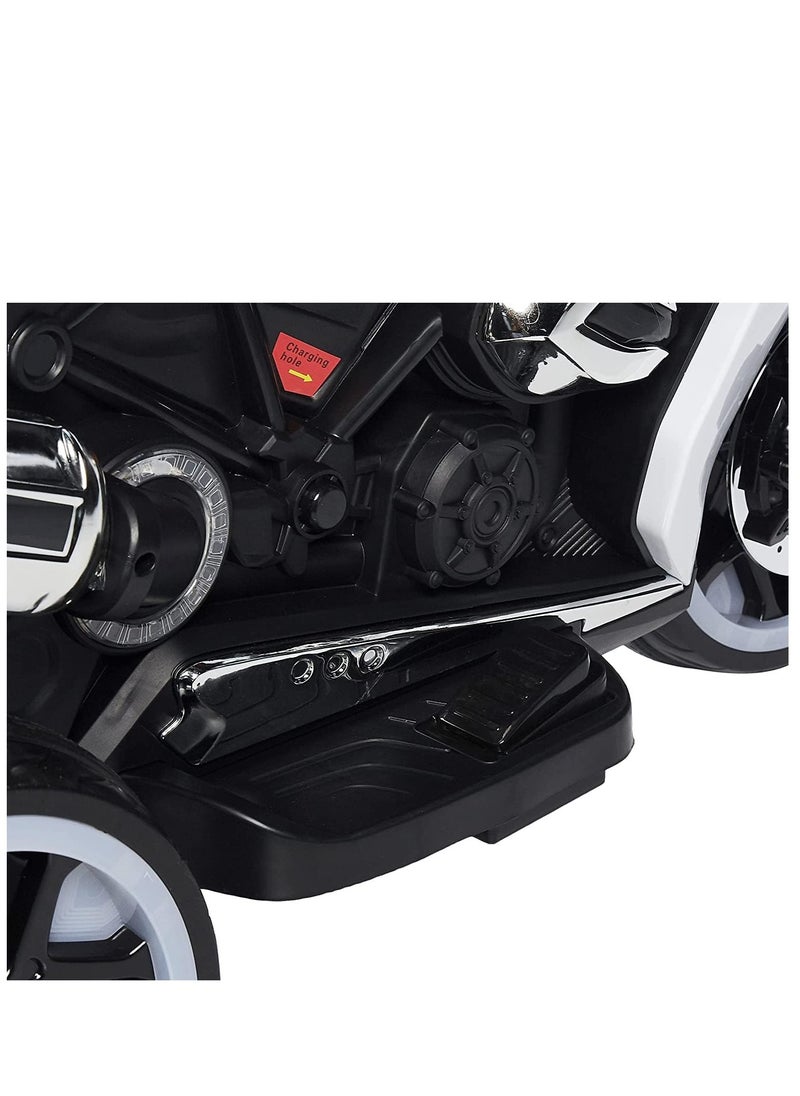 KH  Kids Electric Motorcycle 1200GS Style Sports Motor Bike Ride On for Kids (White)  - Image 5