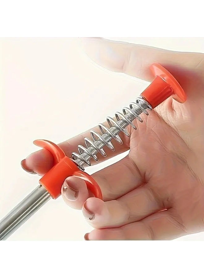 Multi-Functional Metal Plumbing Snake – Flexible Pipe Cleaner with Four-Claw Design - Image 4