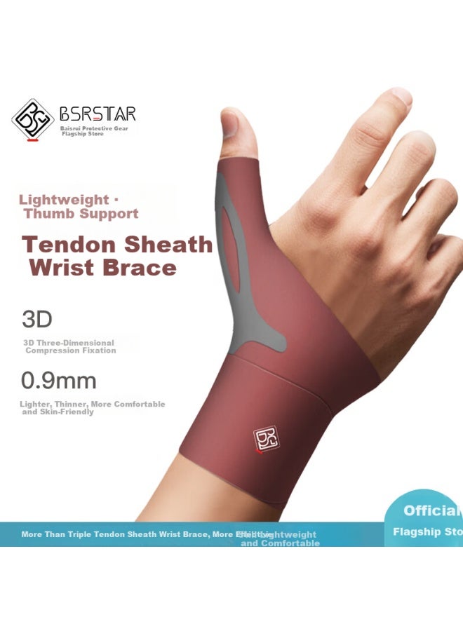 Bestray Wrist Support Brace For Tendonitis Thumb Sprain Wrist Pain Injury Protection Women's Sports Fitness Compression Stabilizer - Image 1