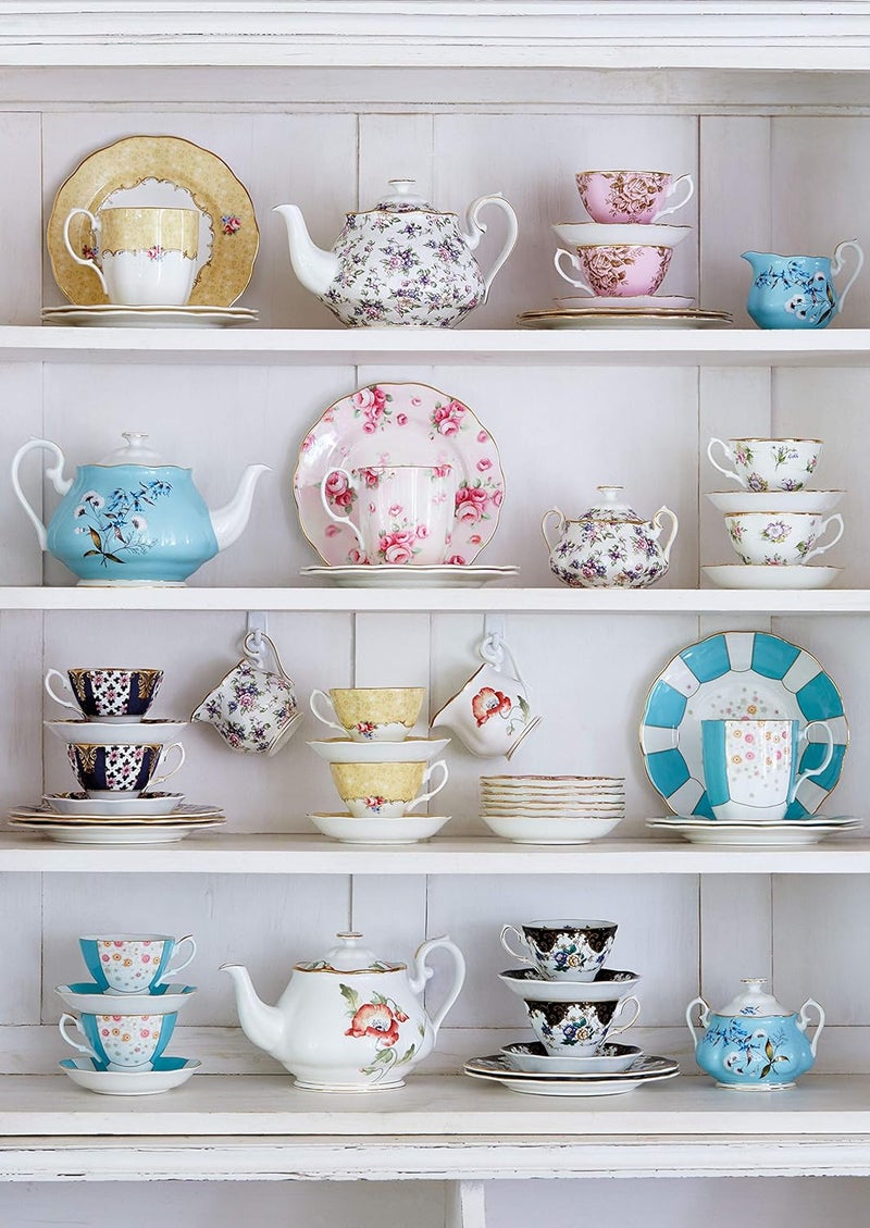 ROYAL ALBERT طقم صحون رويال ألبرت 100 سنة 19501990 أنماط مختلطة 5 قطع - Image 4