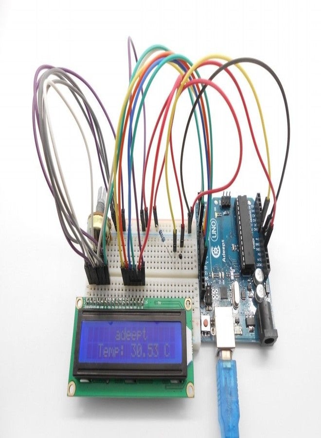 Adeept Project 1602 LCD Starter Kit Compatible with Arduino UNO R3 Mega2560 Nano Servo Relay LCD1602 Beginner/Starter Kit for Arduino with PDF Guidebook/User Manual - Image 4
