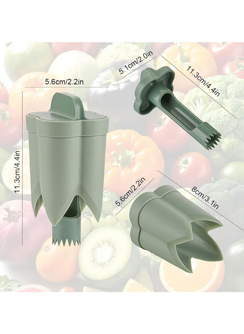 pepper seed corer remover 2 in 1 fruit pepper corer bell pepper corer seed remover tool pepper deseeder bell pepper corer tool pepper cutter for vegetables kitchen gadget