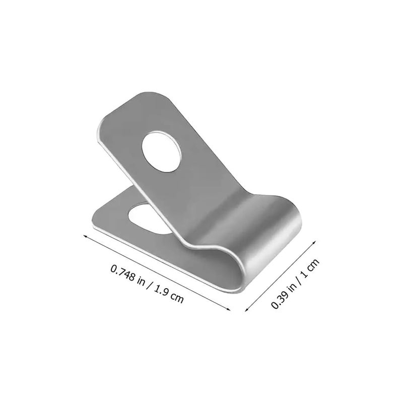 T Post Clips 100/200Pcs Wire Fence Clips Metal Livestock Clamps Aluminum Fasteners Mounting Heavy Duty Cage(100pcs) - Image 3