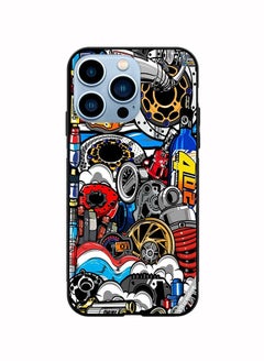 Protective Case Cover For Apple iPhone 13 Pro Max Jdm Digital Republic Design Multicolour