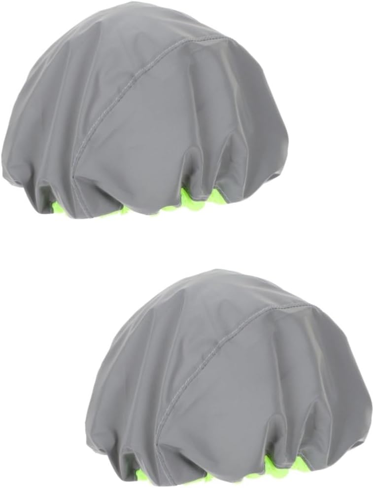 2 Pack Reflective Helmet Cover Protector Lightweight Design for Outdoor Cycling Safety - Image 1