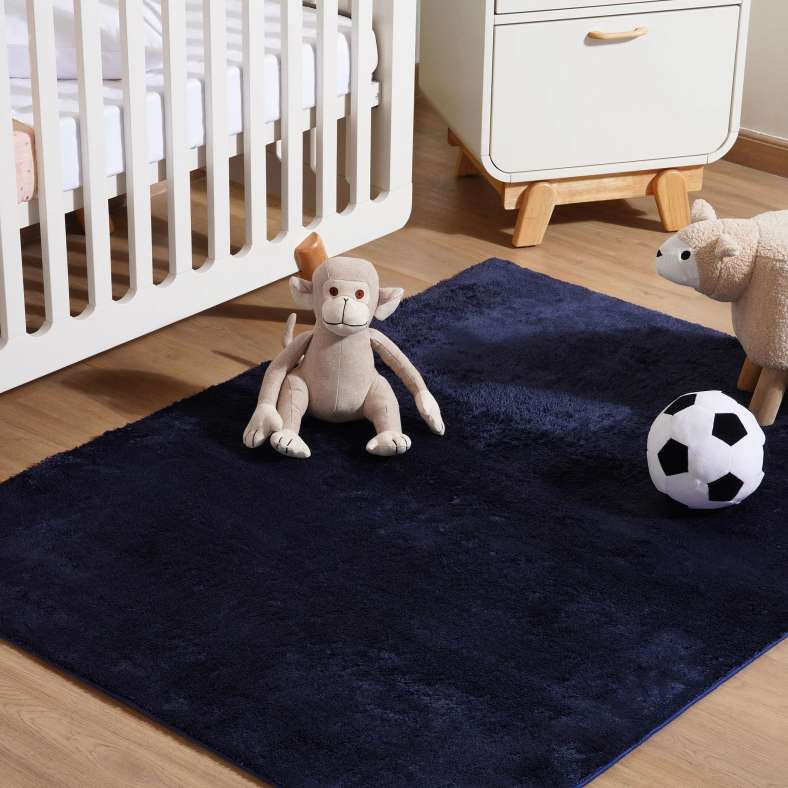 Pan Home سجادة ريفيرا الفخمة 160x230 سم - أزرق - Image 1