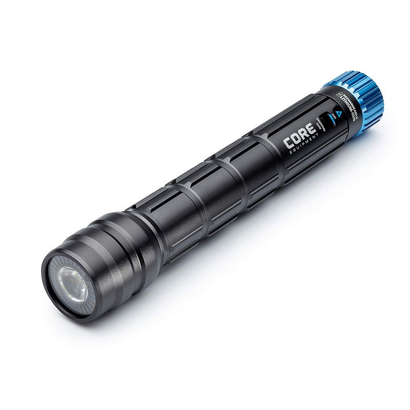CORE 1500 Lumen CREE LED Rechargeable Camping Emergency Flashlight, Lithium Ion Batteries, Auto-dimming - Image 1