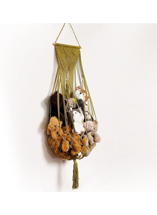 انتيكيانو شبكة حيوانات محشوة من امديرمي او ارجوحة شبكية للتعليق على الحائط لتخزين الالعاب - Image 4