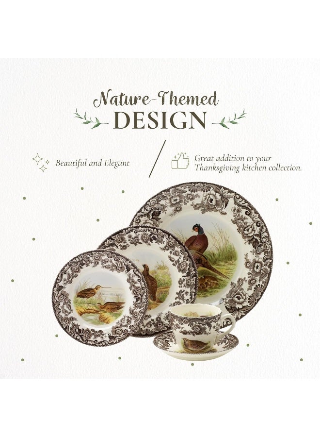 Spode طقم أدوات مائدة عيد الشكر من سبود وودلاند 5 قطع - Image 3