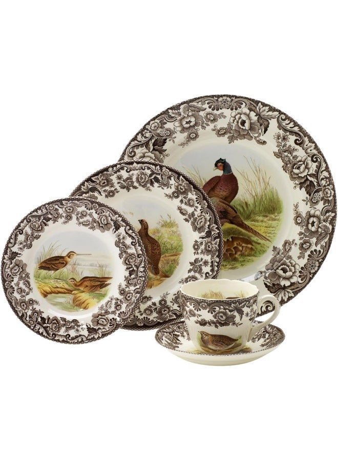 Spode طقم أدوات مائدة عيد الشكر من سبود وودلاند 5 قطع - Image 1
