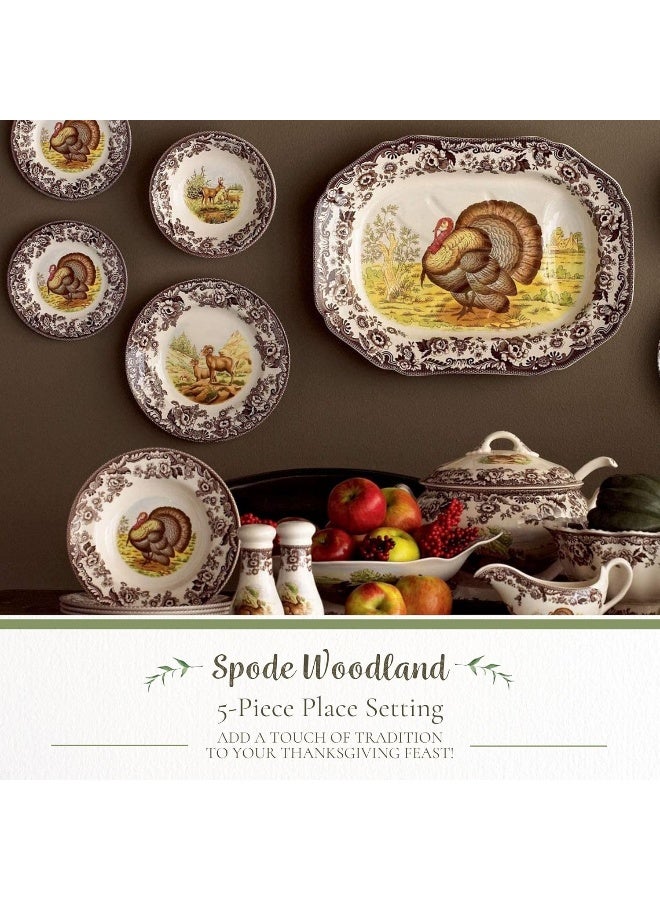 Spode طقم أدوات مائدة عيد الشكر من سبود وودلاند 5 قطع - Image 2