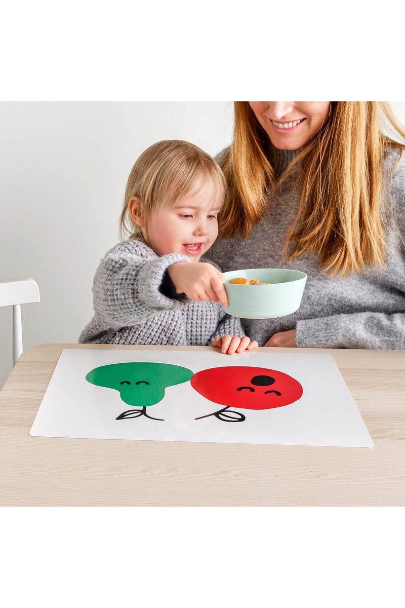Place mat, red/green, 30 x 40 cm - Image 3