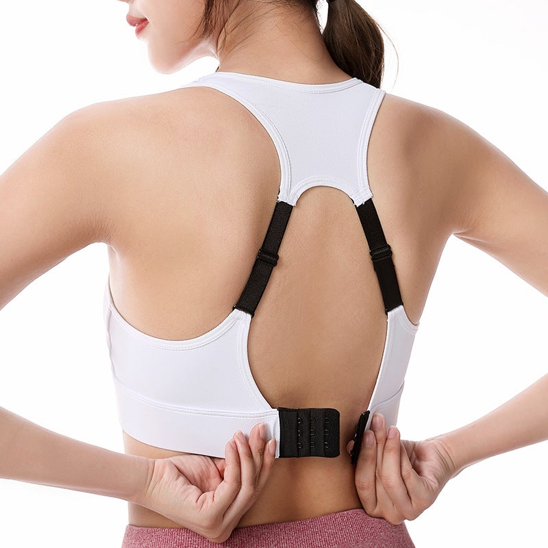 Adjustable Non-Rimless Yoga Sports Underwear Beautiful Back Shockproof Breathable Quick-Drying Running Fitness Large Size Sports Bra - Image 2
