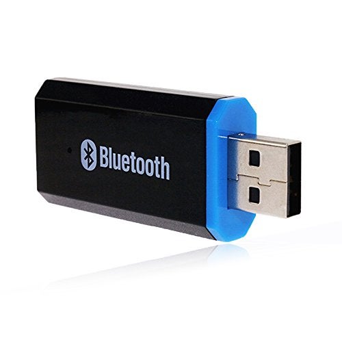 QOFOWIN USB Bluetooth Receiver Adapter, Wireless Audio Adapter Car Kit Music Receiver for Home Stereo/Car Stereo Sound System Speakers with 3.5mm Cable.(Aux in) (Yet-M1) - Image 1