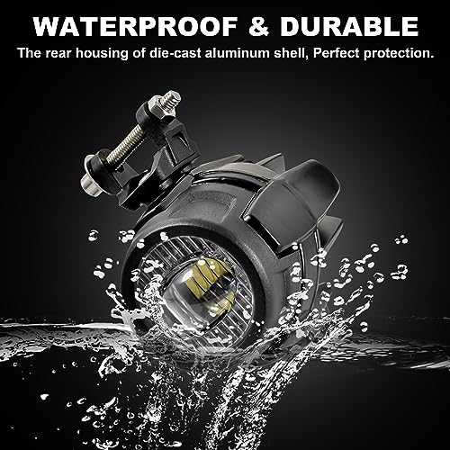 VEISUTOR Motorcycle LED Lights for BMW F750/ F850GS 19-23, LED Auxiliary Lights Bar Fog Lights with Brackets for BMW F750GS F850GS F850GS ADV 2019-2023 Accessories - Image 4