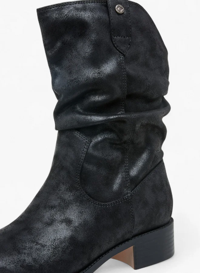 Lee Cooper Women's Solid Ankle Boots with Block Heel