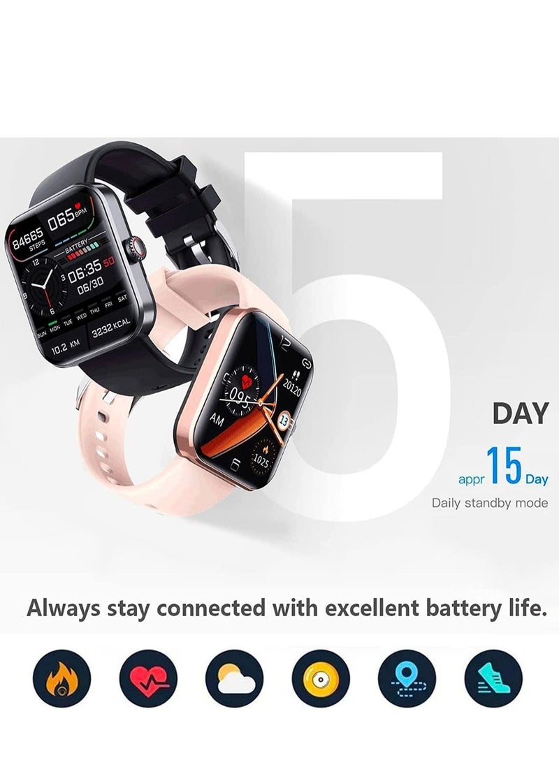 Health  Fitness Smartwatch, Blood Glucose Monitoring, Fitness Tracker with Blood Pressure, Blood Oxygen Tracking, Heart Rate Monitor - Image 4