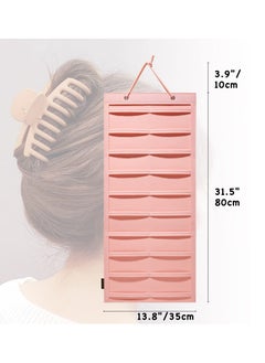 Hanging Claw Clip Organizer, Large Claw Clip Holder Organizer, Wall-Mount Hair Claw Stand Display Holder, Claw Clips Holder and Storage for Lady Women Teen Girls (Pink) - pzsku/Z44CC64B9C05110564A82Z/45/_/1717033866/d0cb493c-211d-4693-868d-f9462b524e3c