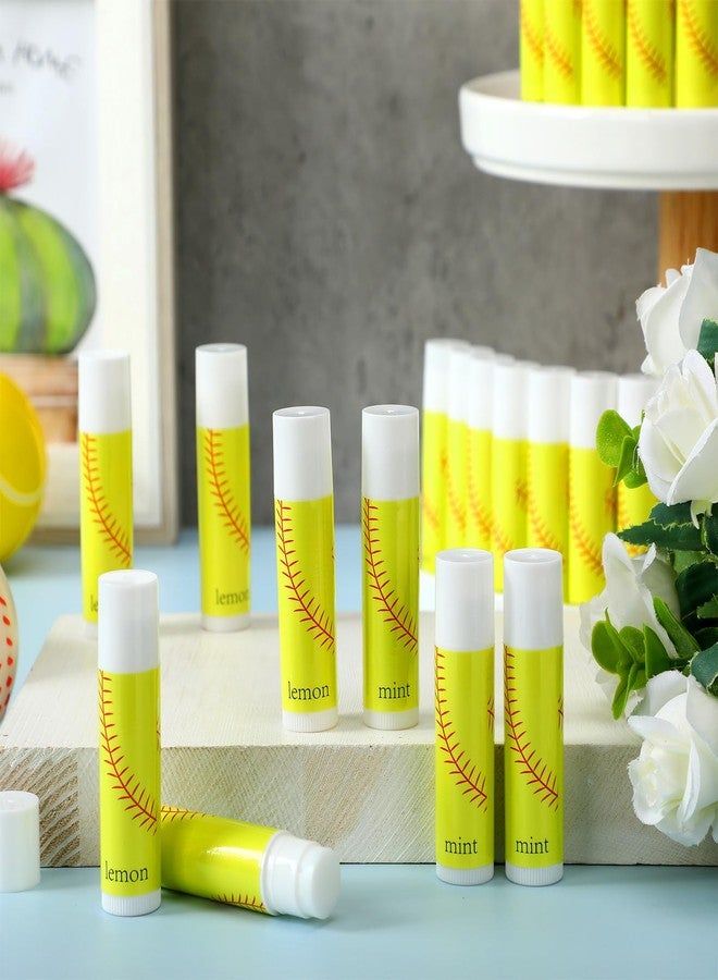 Suttmin 24 Pcs Softball Party Favors Lip Balm Softball Lip Stick Bulk for Stadium Party Gifts for Team Girls Kids Men Women Sports Lovers - Image 5
