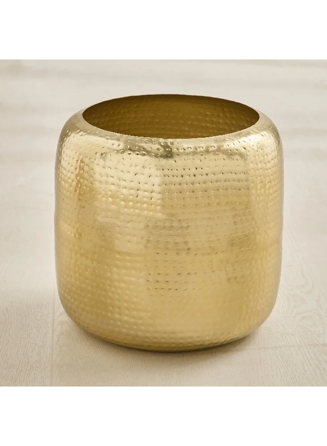 Home Box Avya Metal Hammered Planter - 32x32x28.5 cm