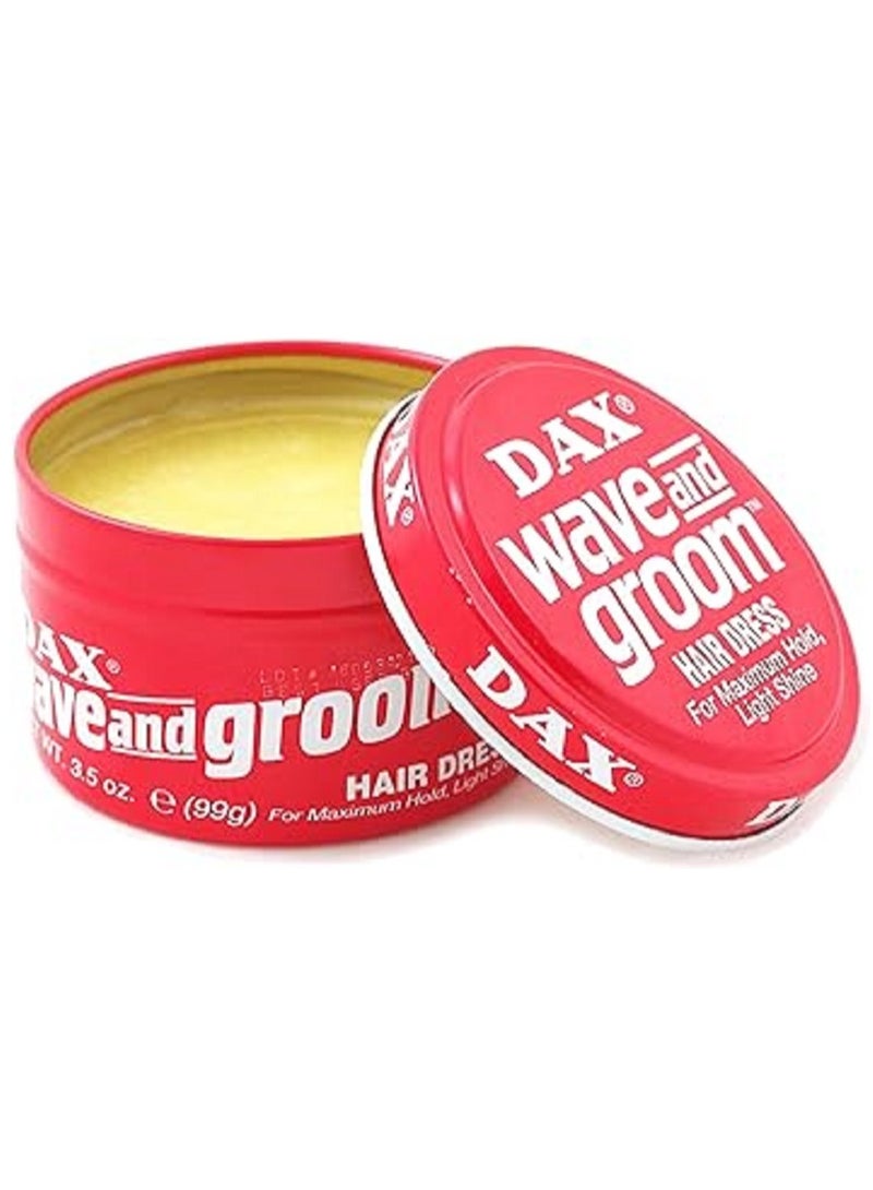 DAX Pack Of 2 Wave And Groom Hair Wax 99 x 2grams  - Image 2