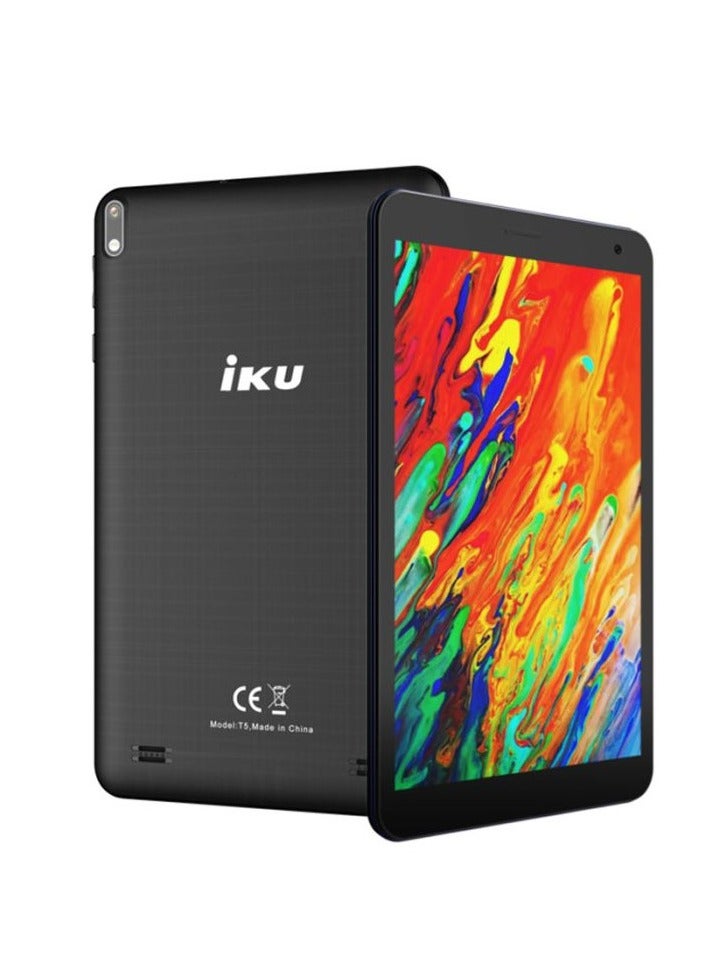 T5 Tablet 8 inch HD screen, 2 GB RAM, 32 GB memory, Wifi only - Black