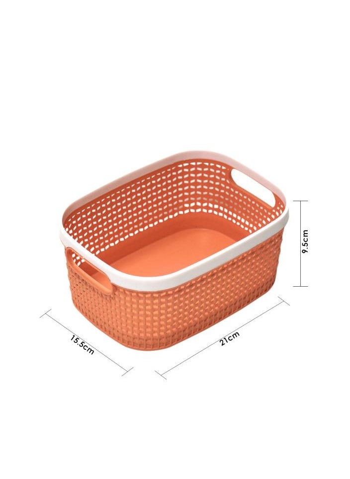 AIWANTO Small Storage Bin, Durable Storage Basket Cabinet Organizer, Pack of 4  - Image 5
